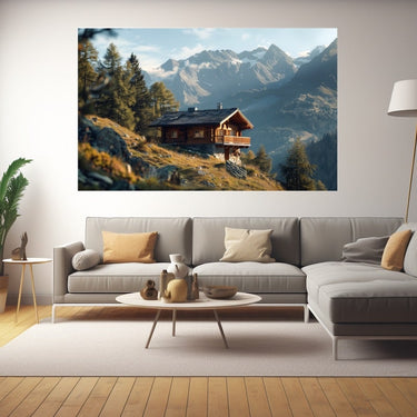 Mountain House Painting